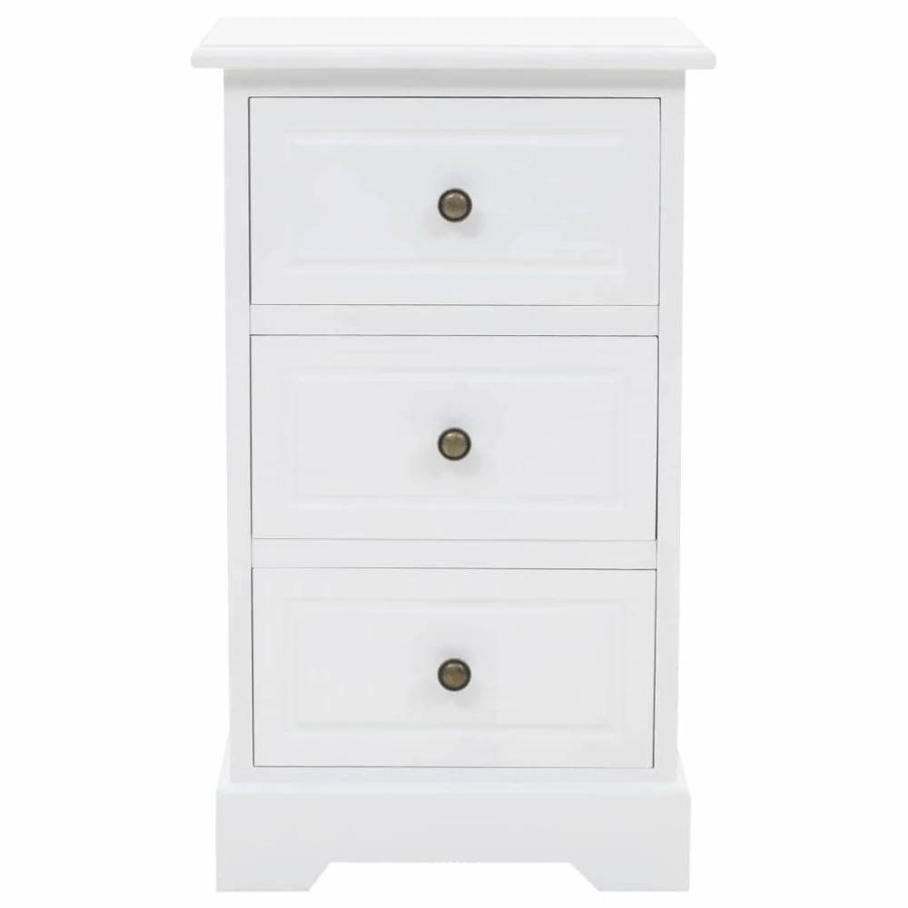 Table De Nuit Chevet Commode Armoire Meuble Chambre Mdf Et Bois De Pin... – Image 2