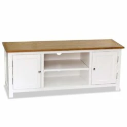 Meuble Télé Buffet Tv Télévision Design Pratique 120 Cm Bois De Ch...
