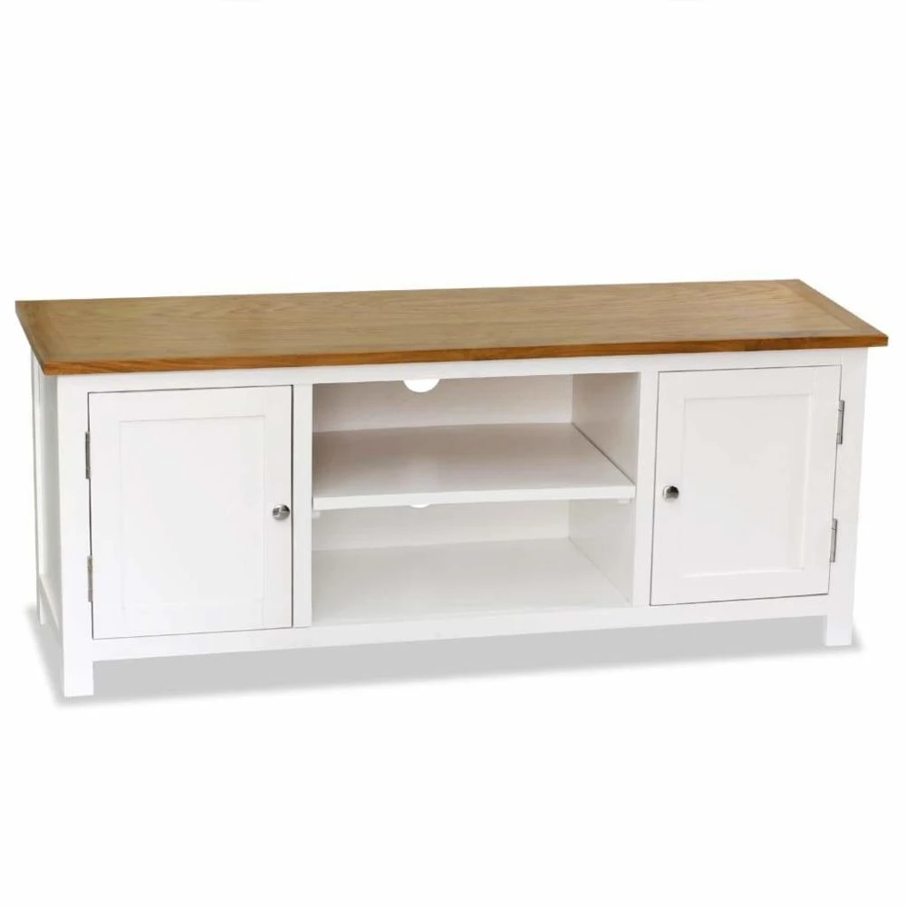 Meuble Télé Buffet Tv Télévision Design Pratique 120 Cm Bois De Ch...