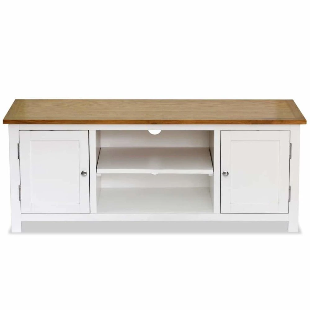 Meuble Télé Buffet Tv Télévision Design Pratique 120 Cm Bois De Ch... – Image 3