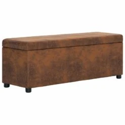 Banquette Pouf Tabouret Meuble Banc Avec Compartiment De Rangement 116...
