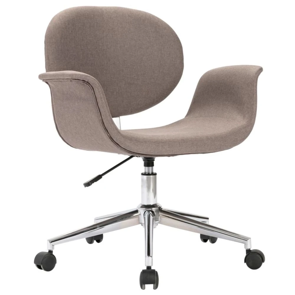 Icaverne - Chaises De Bureau Ensemble Chaise Pivotante De Bureau Taupe...