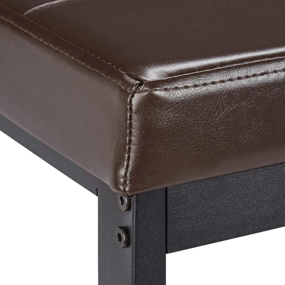 Banc Banquette Range Chaussures Ouvert Similicuir Support Grillage Mé... – Image 2