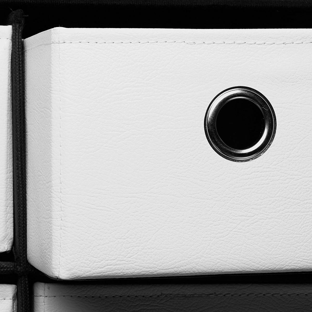 Banquette Banc Coffre De Rangement Avc Tiroirs 76 Cm Blanc 3013002 – Image 4