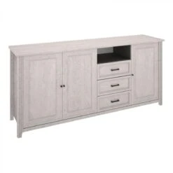 Buffet 3 Portes/ 2 Tiroirs DAISY Imitation ChĂȘne Blanchi