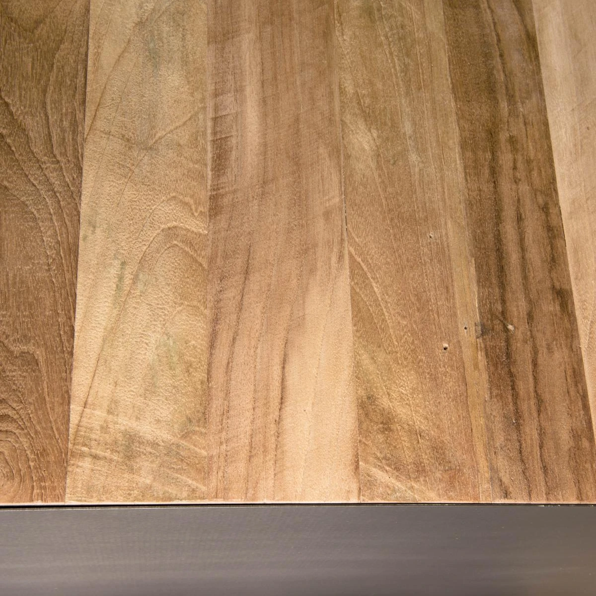 Buffet 3 Portes MADISON Bois Teck Recyclé Métal Et Pieds Métal – Image 9