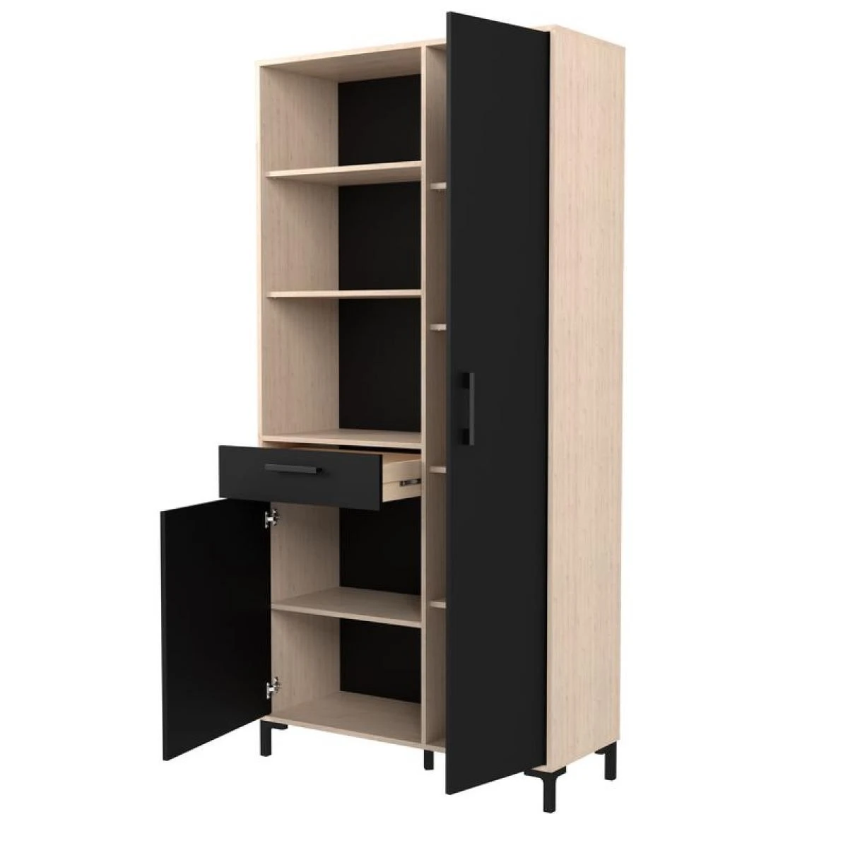 Buffet STUDIO ChĂȘne Jackson Et Noir â Image 4