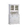 Buffet Vaisselier Blanc 4 Portes Style Anglais