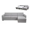 Canapé D'angle Droit Convertible Express En Tissu Gris BEVIS