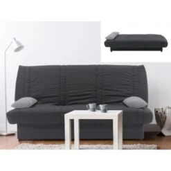 Canapé Convertible Clic-clac 100% Coton Avec Coffre De Rangement FARW...