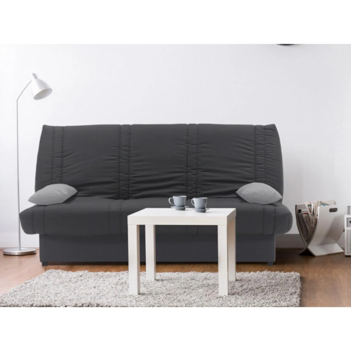 Canapé Convertible Clic-clac 100% Coton Avec Coffre De Rangement FARW... – Image 2