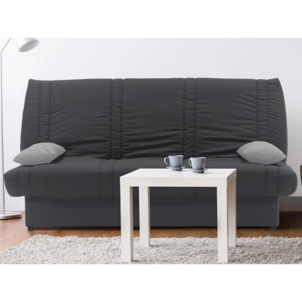 Canapé Convertible Clic-clac 100% Coton Avec Coffre De Rangement FARW... – Image 3