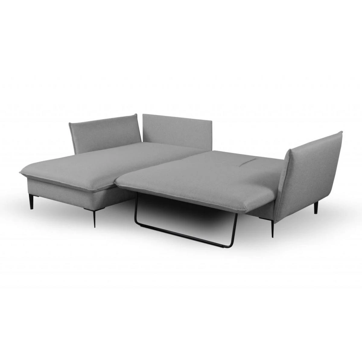 Canapé D'angle Convertible En Tissu Gris LAZARE De PASCAL MORABITO - ... – Image 4