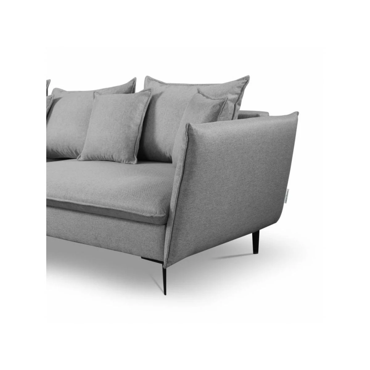 Canapé D'angle Convertible En Tissu Gris LAZARE De PASCAL MORABITO - ... – Image 5