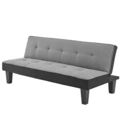 CELIA Banquette Clic-Clac 3 Places Contemporain Capitonne - Tissu Gris... 7 CELIA Banquette Clic-Clac 3 Places Contemporain Capitonne - Tissu Gris... -Womo Design Boutique celia banquette clic clac 3 places contemporain capitonne tissu gris et noir l 168 x p 73 x h 71 cm 11606216 30488922 1140x1140