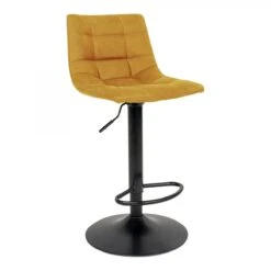 Chaise De Bar MIDDELFART Jaune Moutarde