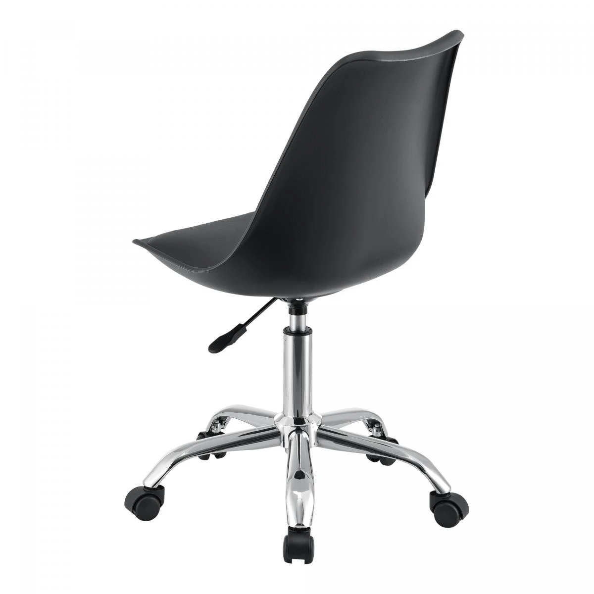 Chaise De Bureau Design Siège Rembourré à 5 Roulettes Fauteuil Rota... – Image 4