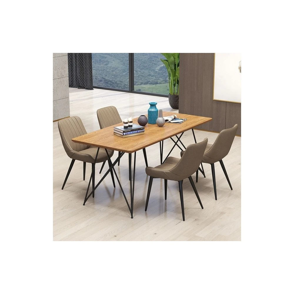 Chaise De Bureau Nordique Légère En Fer Forgé De Luxe Simplecanapé... – Image 4