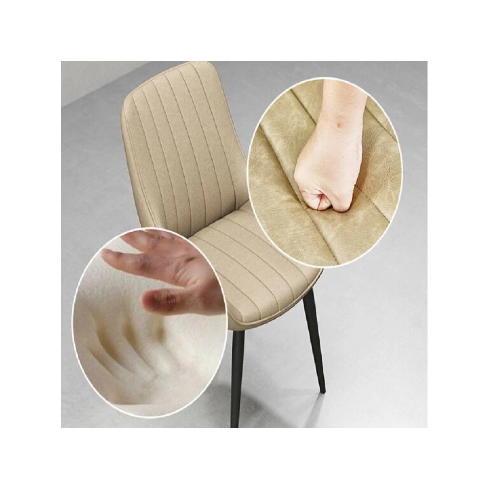 Chaise De Bureau Nordique Légère En Fer Forgé De Luxe Simplecanapé... – Image 5