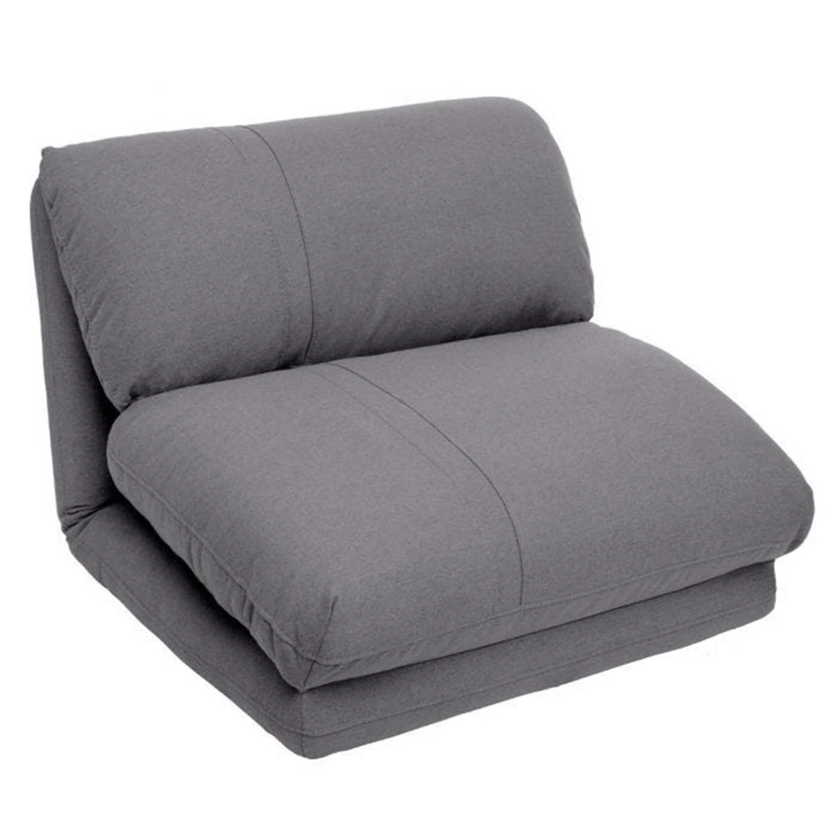 Chauffeuse Fauteuil Coloris Gris Foncé En Mousse PU - Longueur 82 X P...
