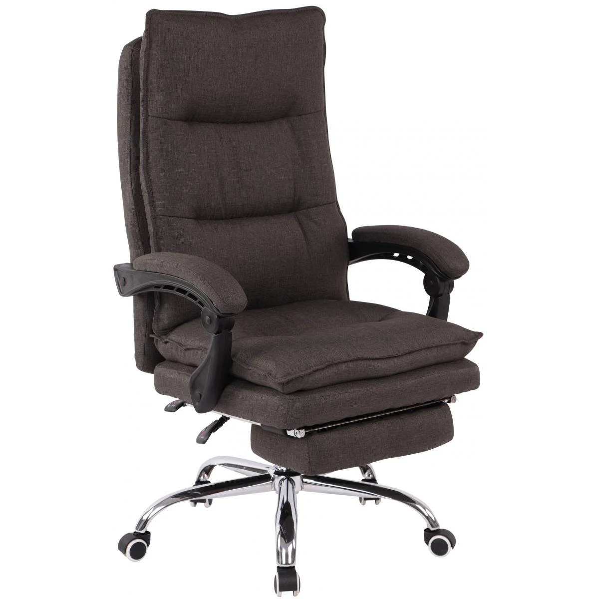 Chic Chaise De Bureau Edition Georgetown Fabric Couleur Gris Foncé