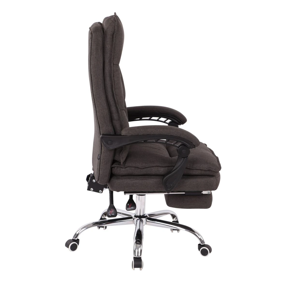 Chic Chaise De Bureau Edition Georgetown Fabric Couleur Gris Foncé – Image 2