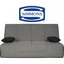 Canapé Lit Hight CC 130 Ressorts Couette Grise