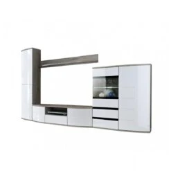 Ensemble Meuble TV Mural - ONTARIO I - 300 Cm X 184 Cm X 48 Cm - Ch?...