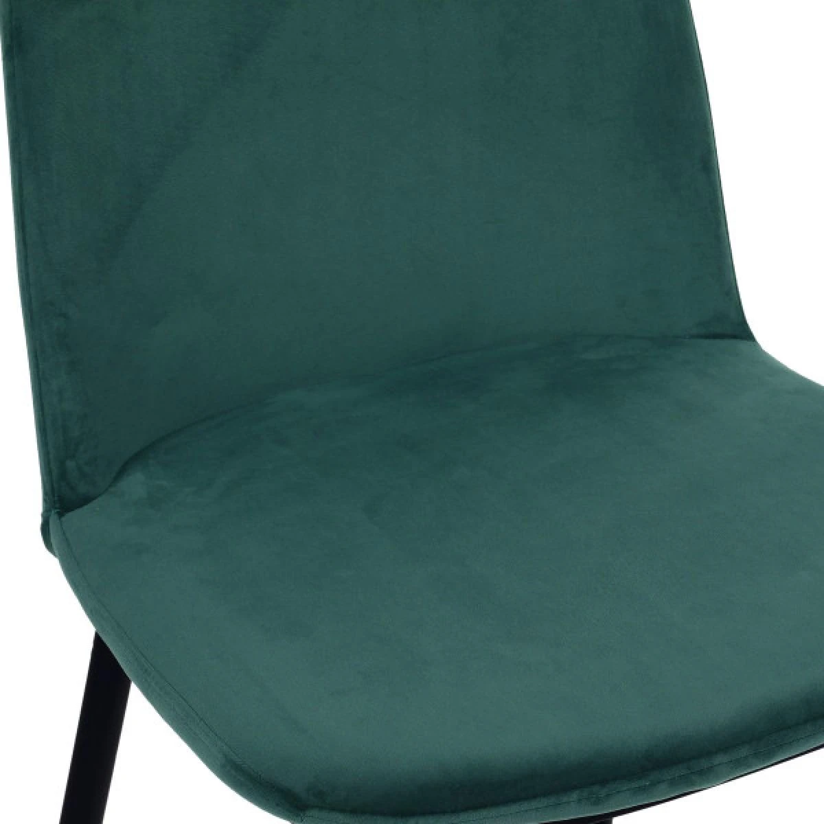 ENZO - Chaise De Bar En Velours Sauge, Métal Noir Et Doré, (x2) – Image 3