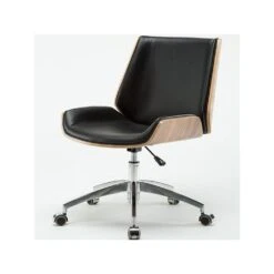 Fauteuil De Bureau Confortable Et Pratique Ă La Mode Rotate Lift Noir...