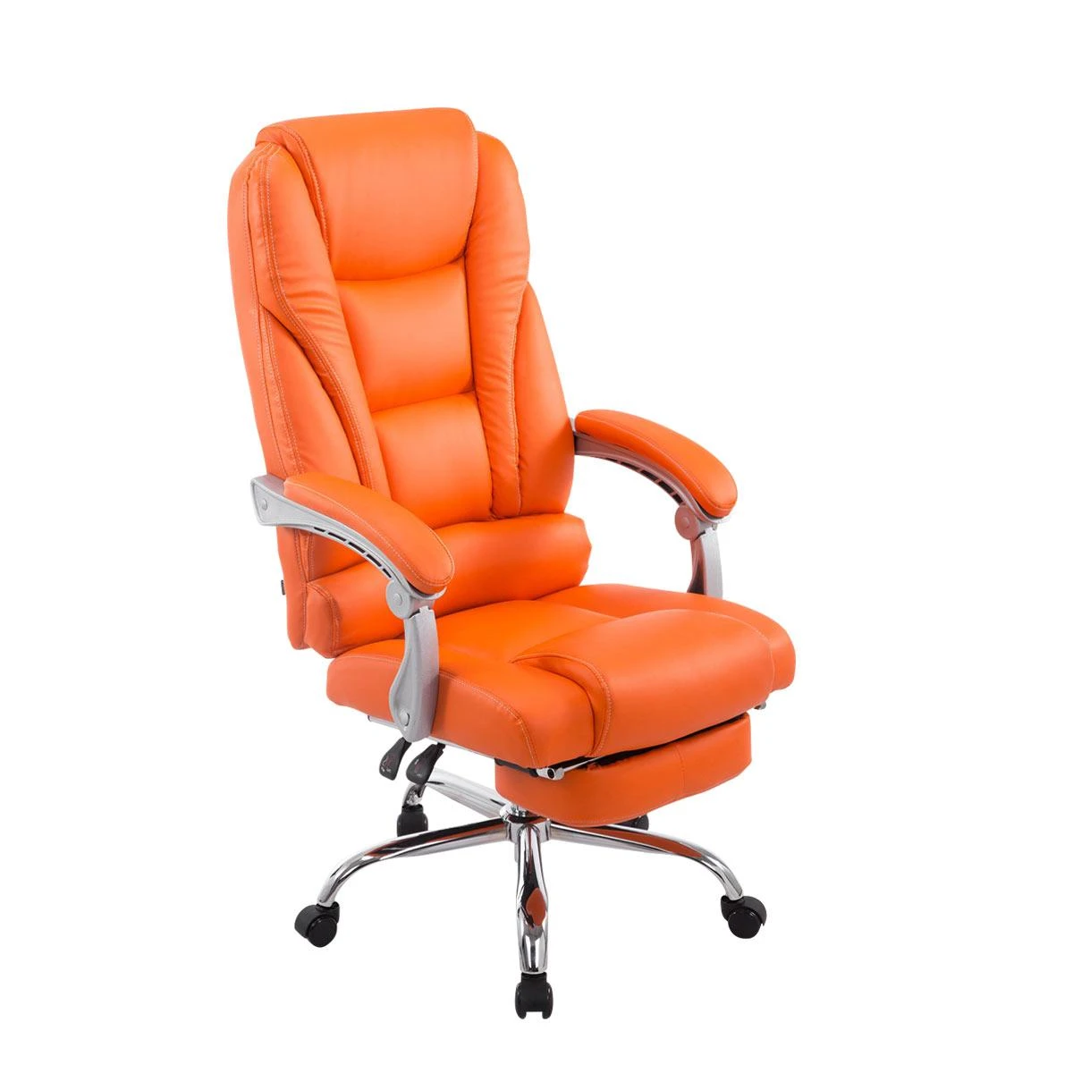 Joli Chaise De Bureau Reference Quito Couleur Orange