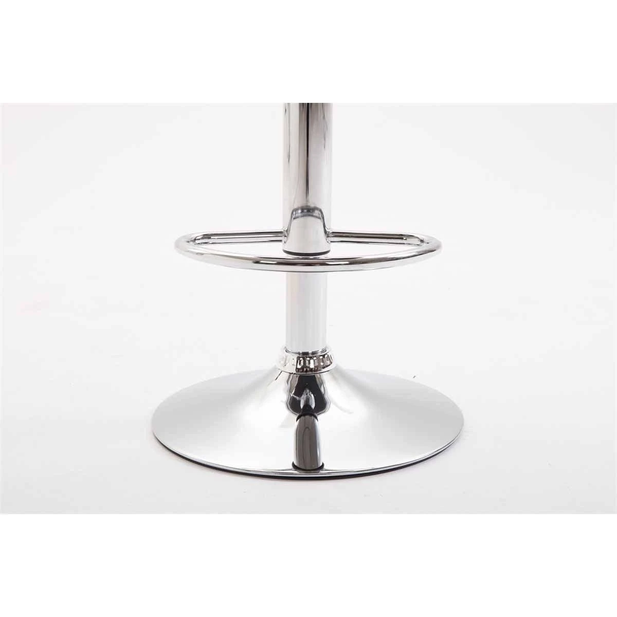 Lot De 2 Tabourets De Bar En Tissu Gris Et Cadre En Métal Hauteur Ré... – Image 4