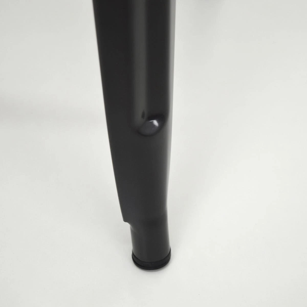 Lot De 4 Tabourets De Bar Tulio Avec Dossier GunMetal 43x43x93cm – Image 5