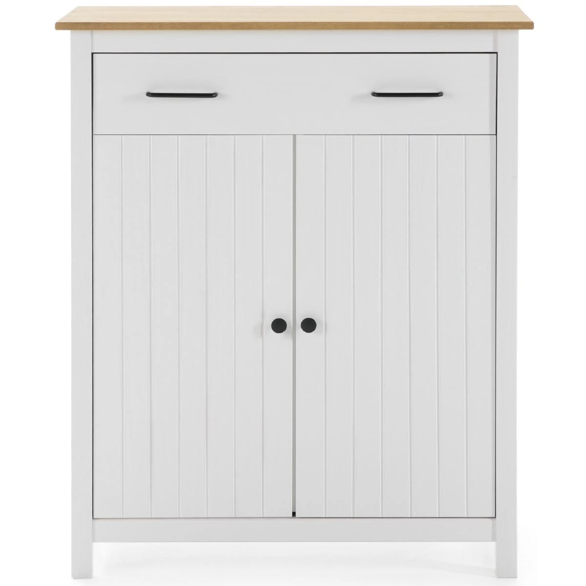 Meuble De Rangement , Meuble D'appoint En Pin Massif Décor Ciré Chê...