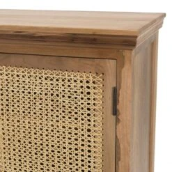 Meuble Marron 2 Portes Bois De Jamelonier Et Cannage Naturel ISA -Womo Design Boutique meuble marron 2 portes bois de jamelonier et cannage naturel isa 3367848 6249768 68 1140x1140