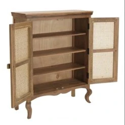 Meuble Marron 2 Portes Bois De Jamelonier Et Cannage Naturel ISA -Womo Design Boutique meuble marron 2 portes bois de jamelonier et cannage naturel isa 3367848 6249770 70 1140x1140
