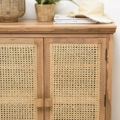 Meuble Marron 2 Portes Bois De Jamelonier Et Cannage Naturel ISA -Womo Design Boutique meuble marron 2 portes bois de jamelonier et cannage naturel isa 3367848 6249774 74 1140x1140