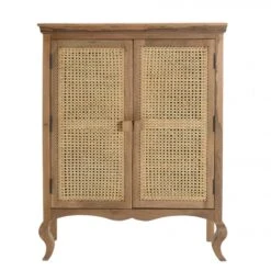Meuble Marron 2 Portes Bois De Jamelonier Et Cannage Naturel ISA -Womo Design Boutique meuble marron 2 portes bois de jamelonier et cannage naturel isa 3367848 6249776 76 1140x1140