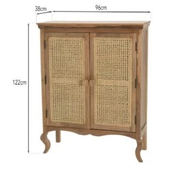 Meuble Marron 2 Portes Bois De Jamelonier Et Cannage Naturel ISA -Womo Design Boutique meuble marron 2 portes bois de jamelonier et cannage naturel isa 3367848 6249782 82 1140x1140