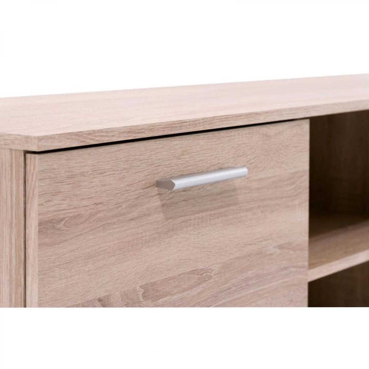 Meuble TV L.160 TOLEDO Décor Chêne Sonoma/blanc – Image 3