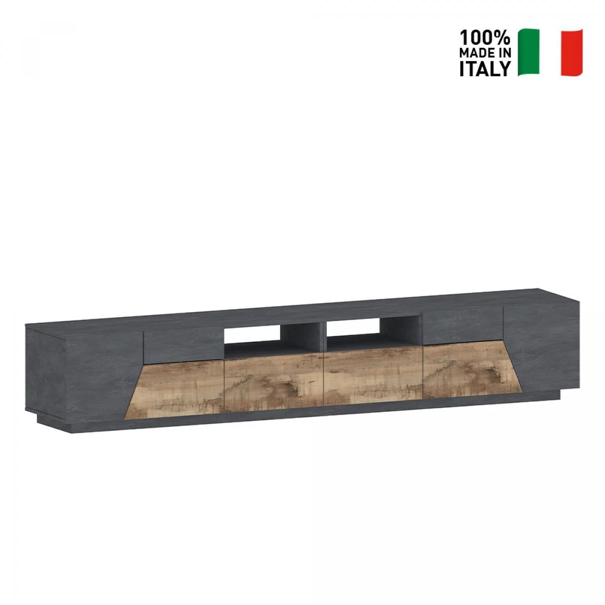 Meuble TV Salon Cuisine 260x43cm Design Moderne More Report – Image 3