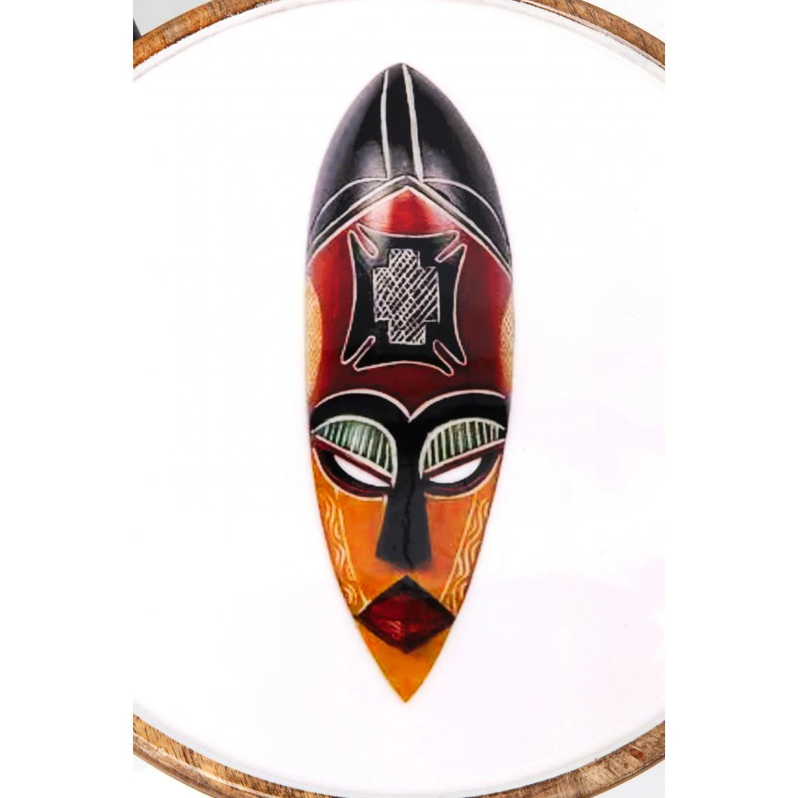 Set De 3 Tables D'Appoint African Masks Acier Multicolore NAIROBI – Image 5