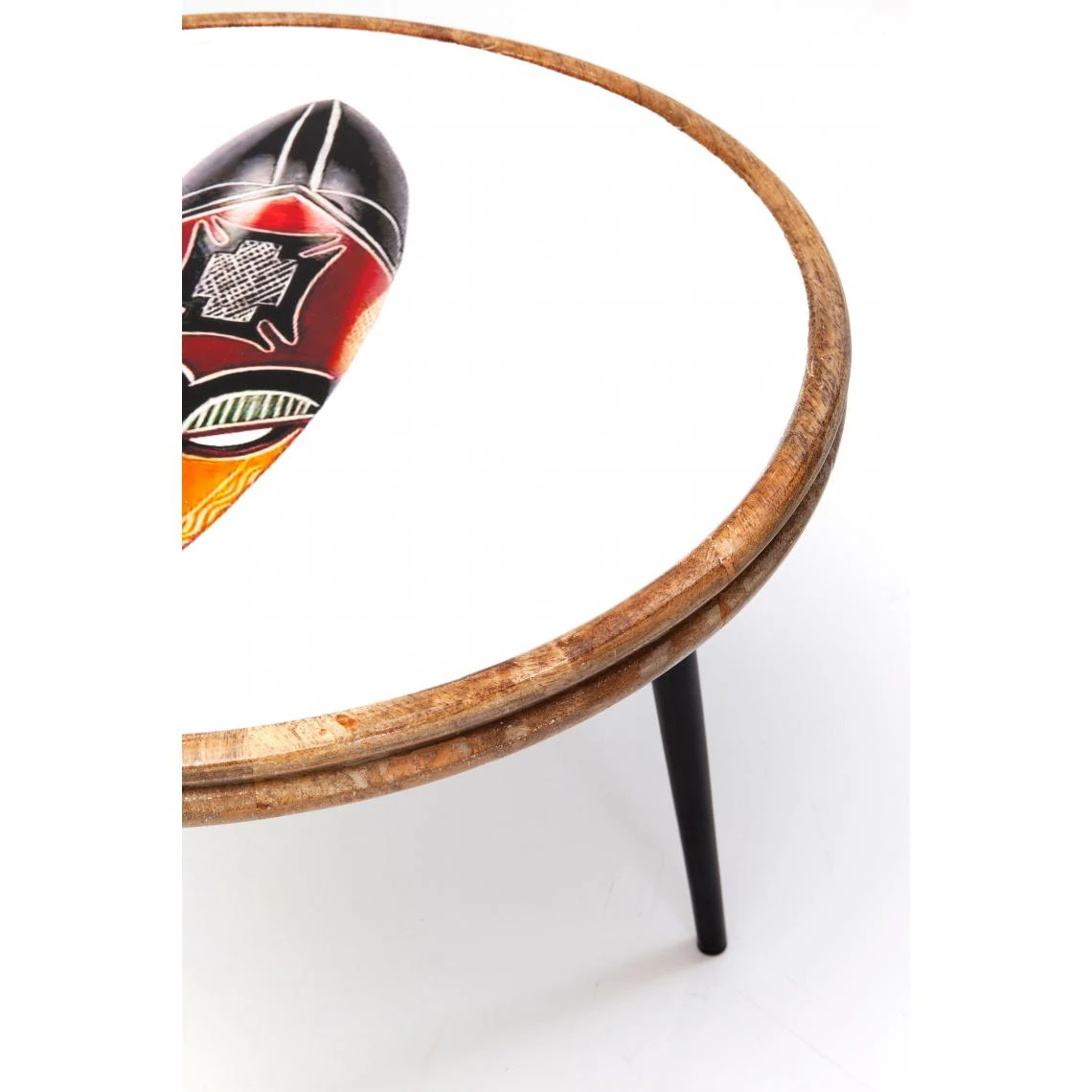 Set De 3 Tables D'Appoint African Masks Acier Multicolore NAIROBI – Image 7