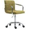 Superbe Chaise De Bureau Serie Windhoek V2 Tissu Couleur Vert