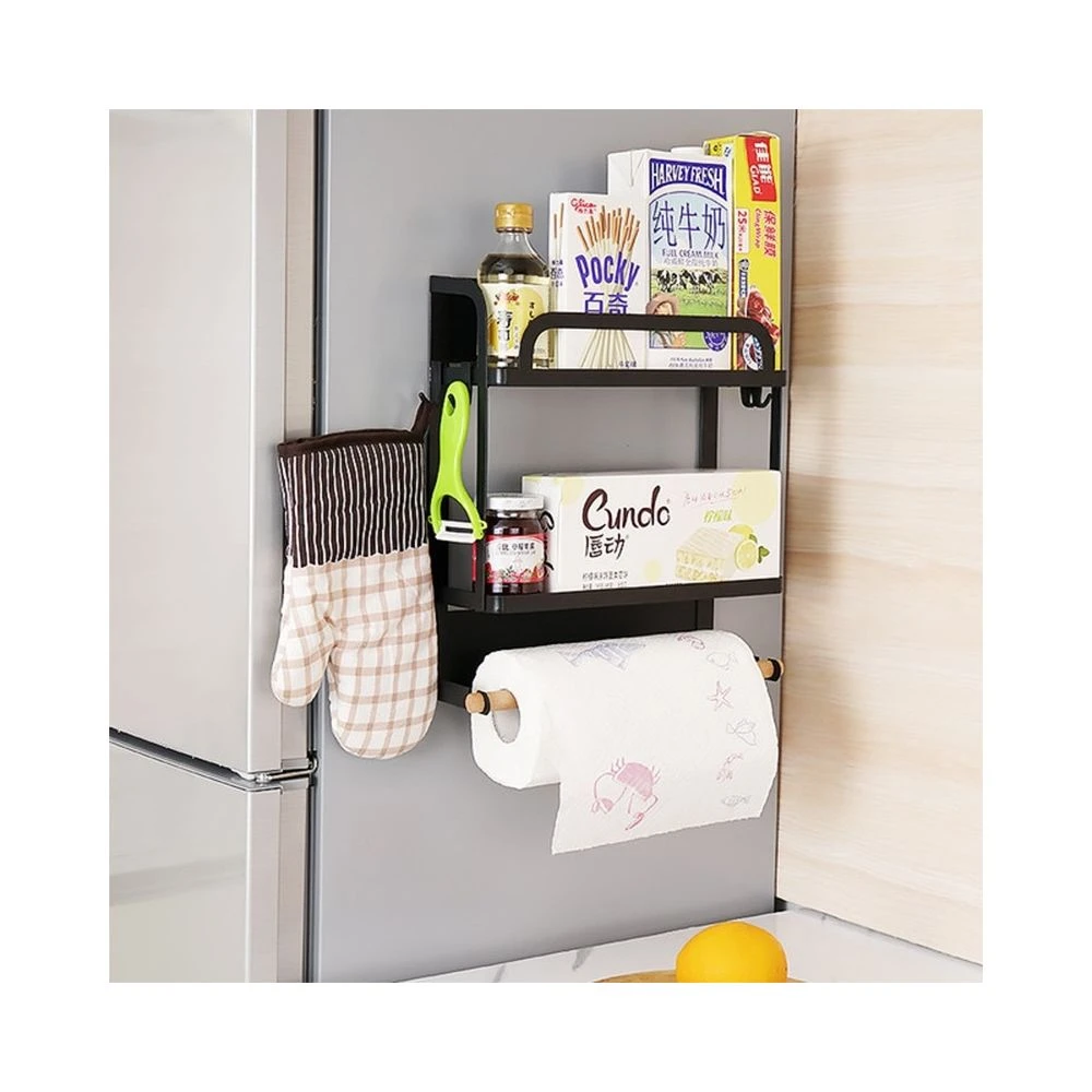 Support De Rangement Magnétique Pour Réfrigérateur à Deux Couches ... – Image 2