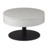 Table Basse Avec Plateau Relevable Gris Clair Et Pied Anthracite Mat