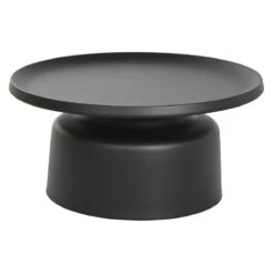 Table Basse DKD Home Decor Noir 75 X 75 X 38 Cm Métal