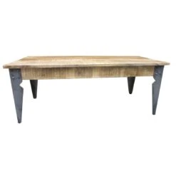Table Basse En Bois Et Métal H46 AMBROSIA