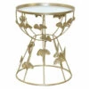 Table D'appoint Décorative Porte Fleurs Au Design Moderne En Acier Co...