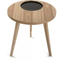 Table D'Appoint En Bois Noir GOSAR